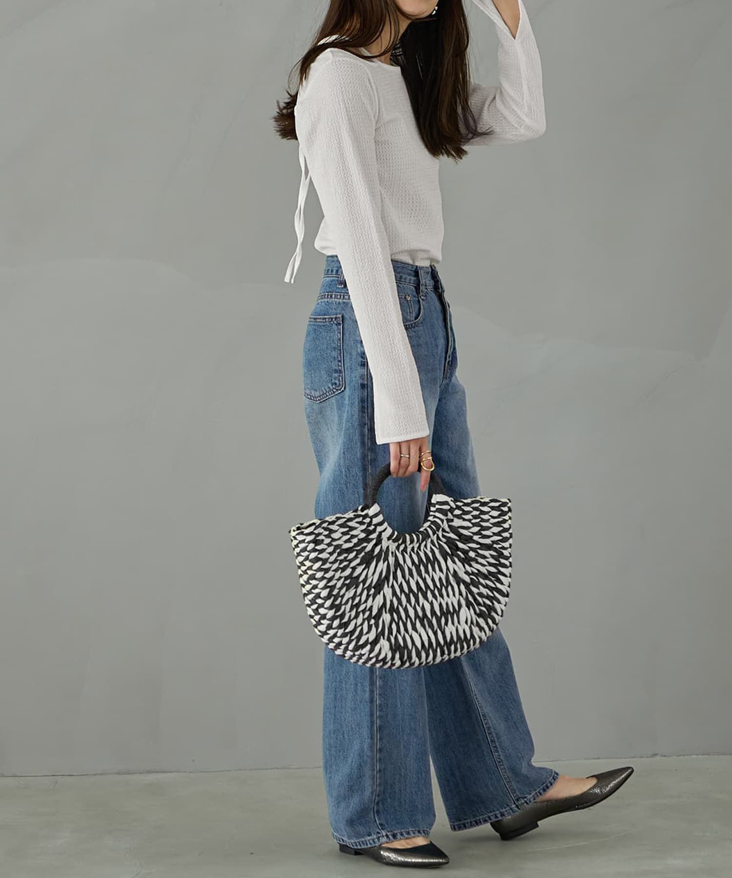 STYLE DELI「ホルターポイントラッセル編みカットソートップス」|Tシャツ・カットソー|