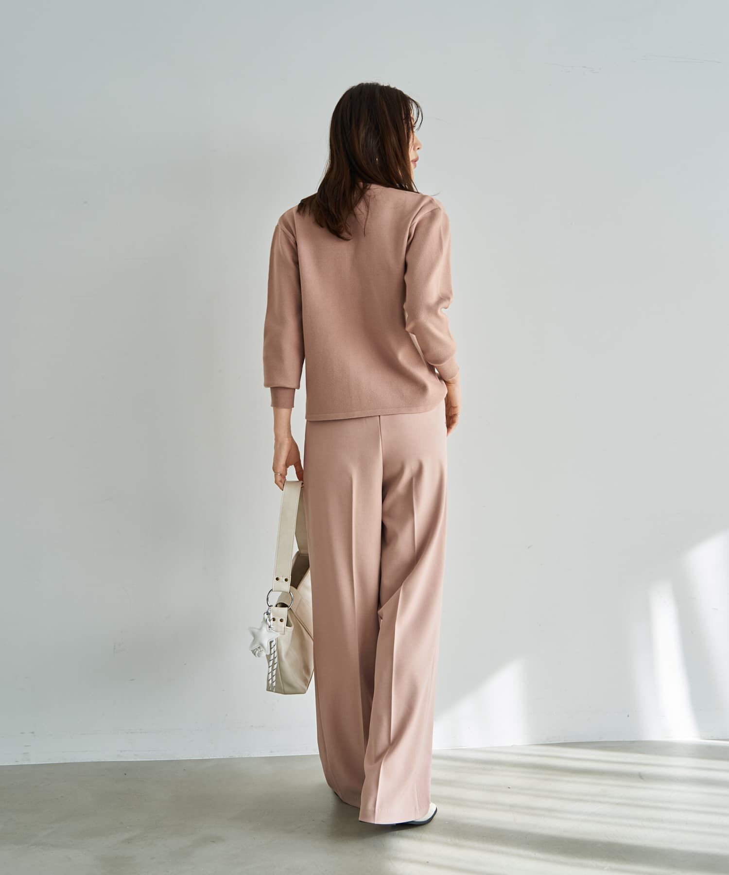 STYLE DELI「しっとりもっちりVネックカーディガンB」|ニット・セーター|