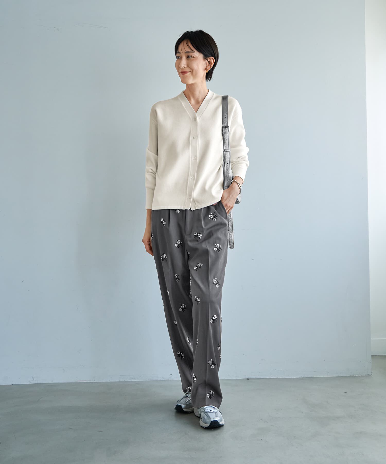 STYLE DELI「しっとりもっちりVネックカーディガンB」|ニット・セーター|