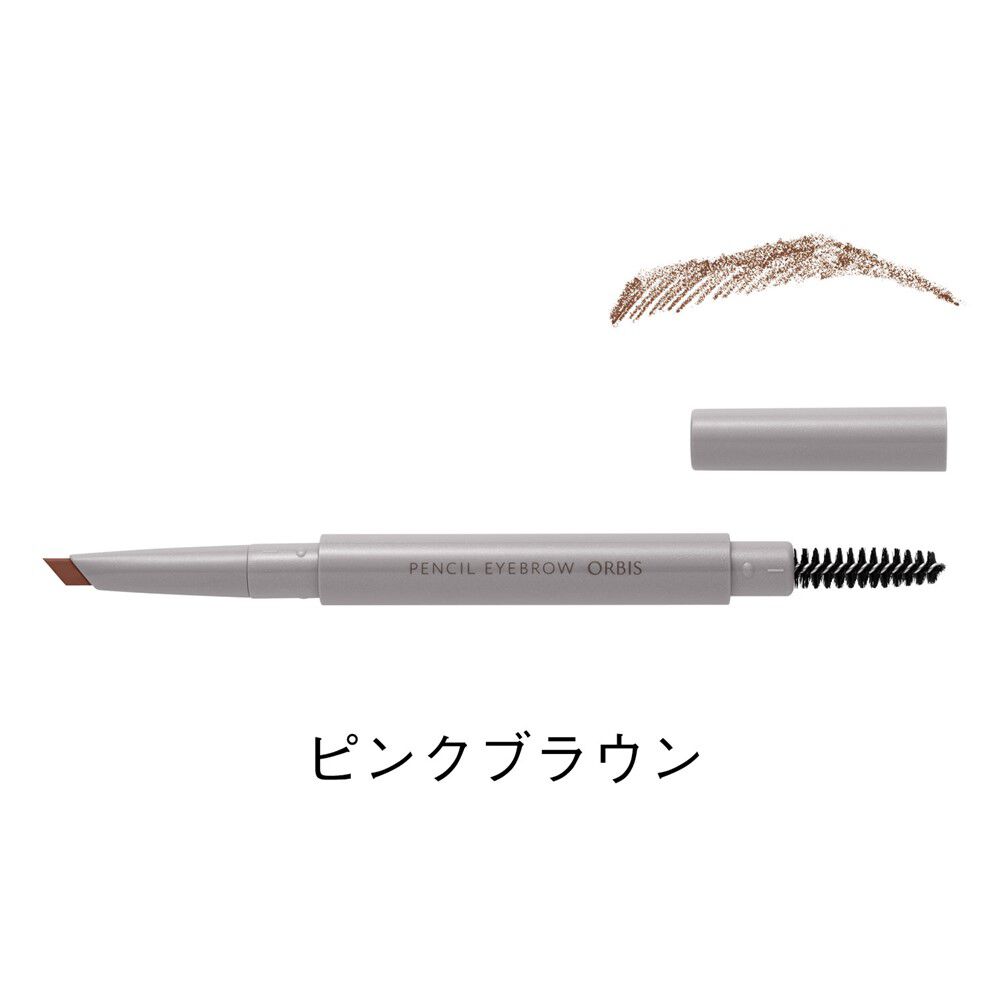ORBIS「ペンシルアイブロー　ホルダー付」|アイブロウ|ピンクブラウン