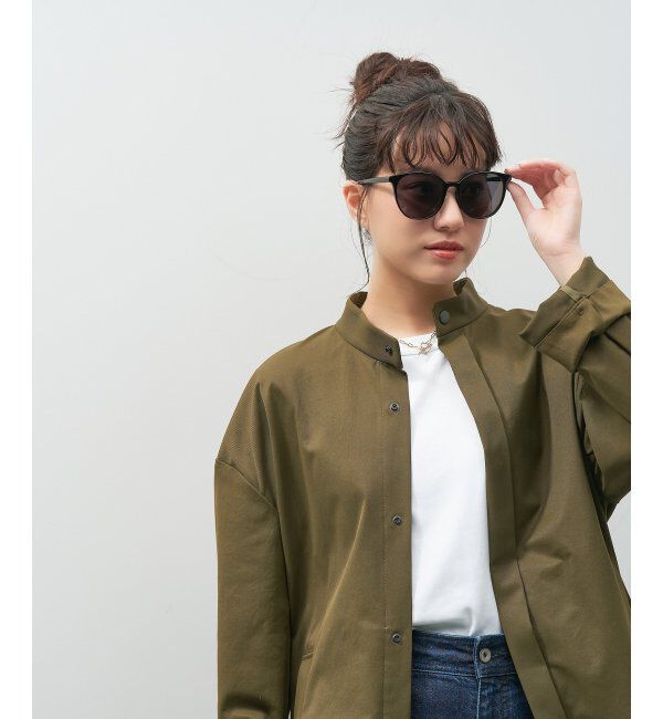  「【WEB限定】ボストン型 サングラス｜クリアフレーム│紫外線対策│Zoff」|サングラス|