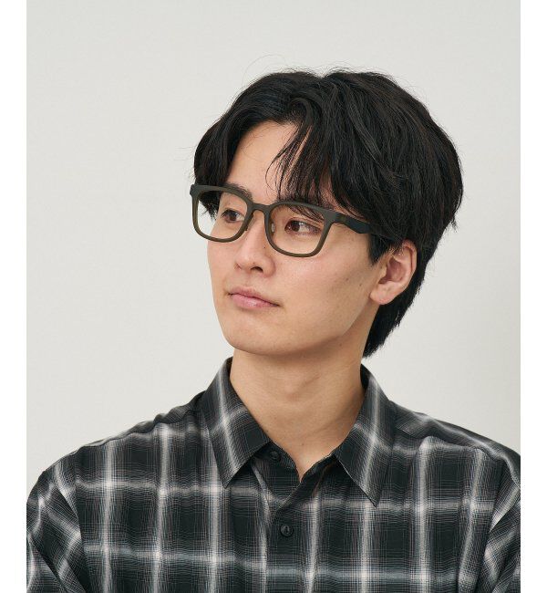  「ウェリントン型 メガネ【SNAP GRIP搭載】 スポーツ 運動用｜ズレ落ち防止｜伊達メガネ  レンズ交換券付」|メガネ|