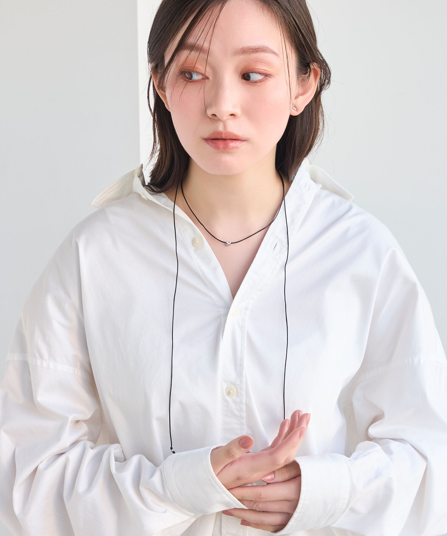 Phoebe「プランプハートコードチョーカーネックレス」|ネックレス|