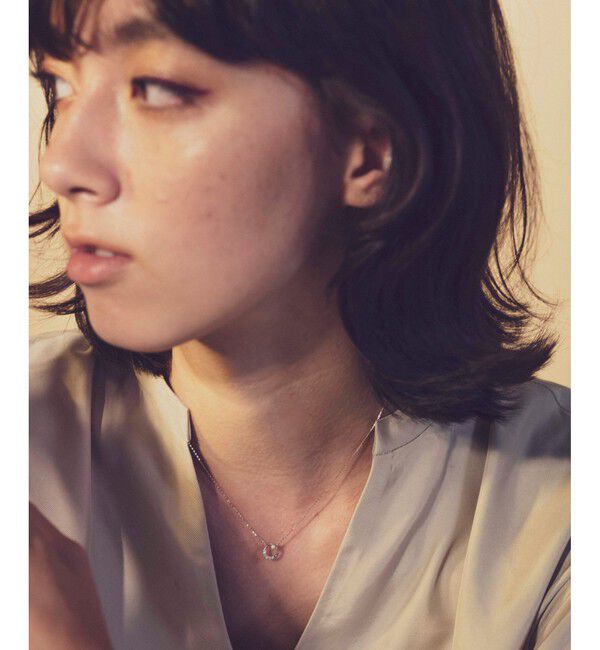 ete「[レイヤード] K10MPG ムーン ネックレス」|ネックレス|