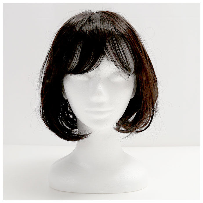 BACKYARD FAMILY「プリシラ ウィッグ 通販 ボブ 帽子 フルウィッグ 耐熱 黒髪 可愛い ミディアム 女性」|ヘアスタイリング|