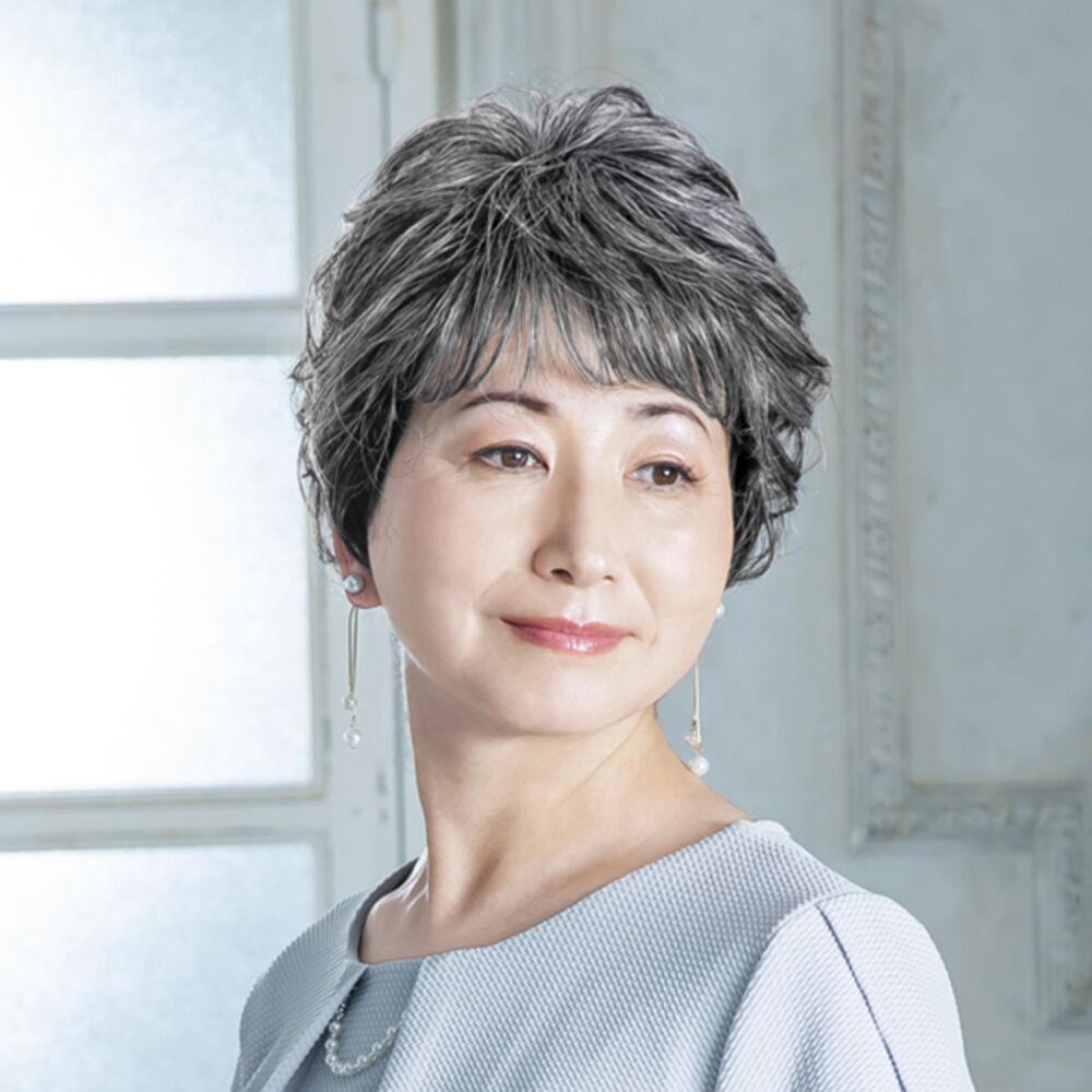 BACKYARD FAMILY「PRISILA プリシラ 帽子ウィッグ ショート 通販 ウィッグ ウイッグ BO-08 かつら」|ヘアスタイリング|グレー1