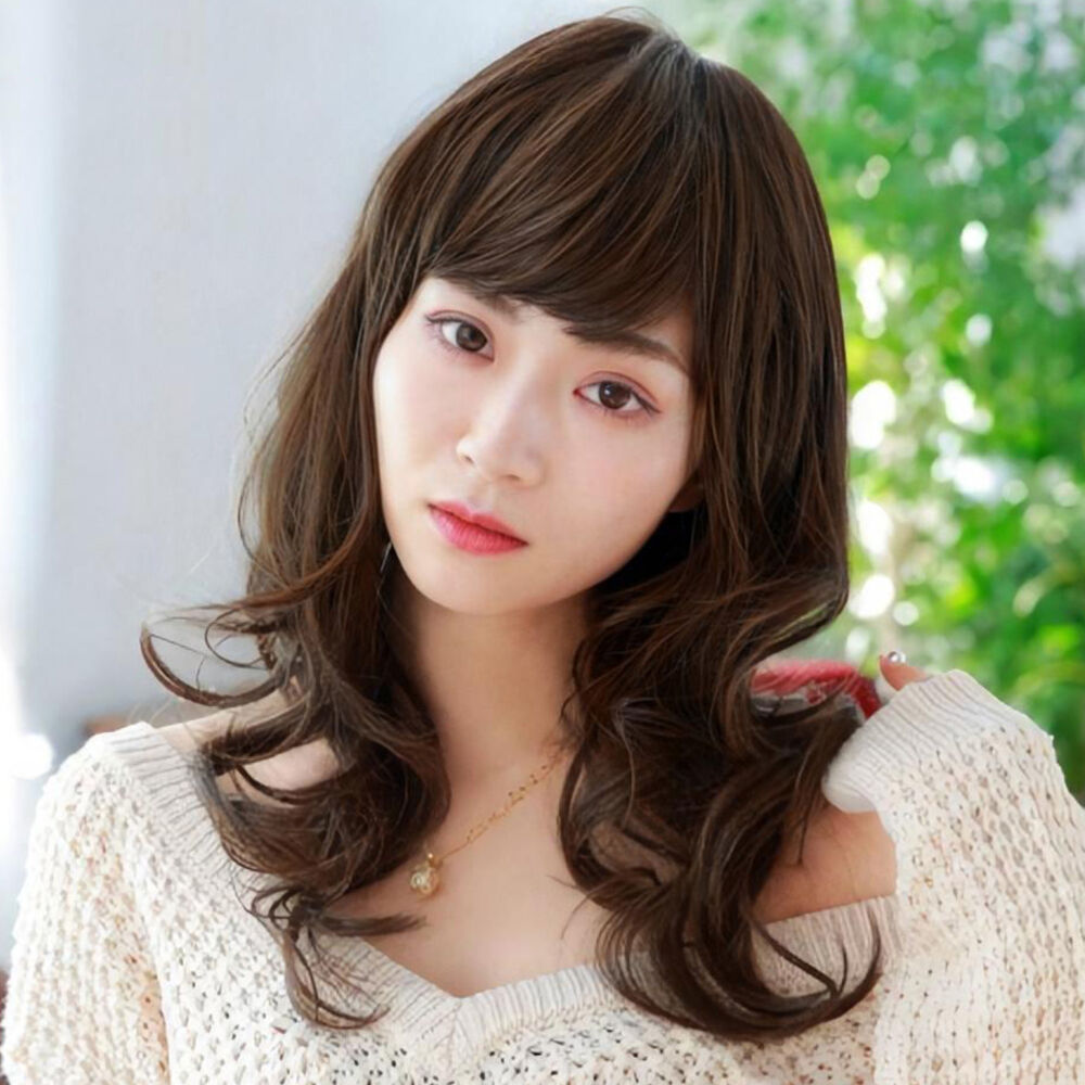 BACKYARD FAMILY「プリシラ ウィッグ フルウィッグ 通販 ロング 自然 セミロング ミディアム 黒髪 カール かつら」|ヘアスタイリング|ブラウン2