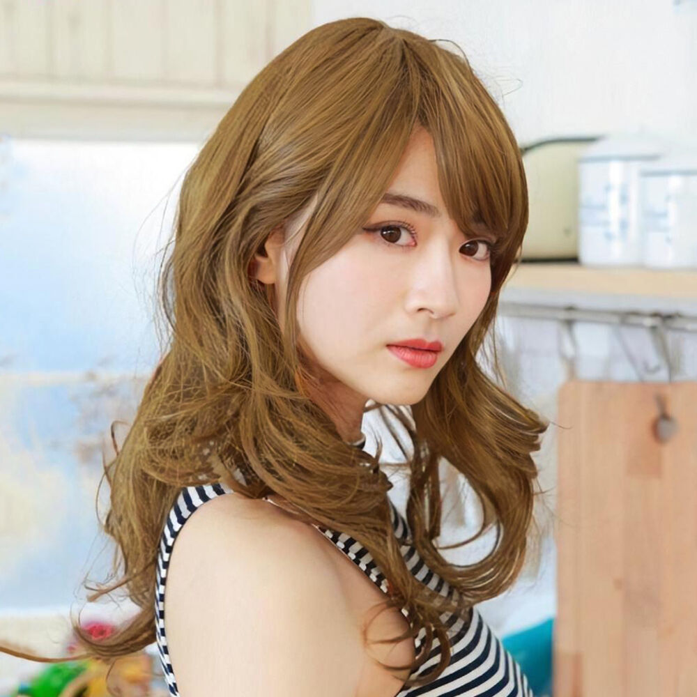 BACKYARD FAMILY「プリシラ ウィッグ フルウィッグ 通販 ロング 自然 セミロング ミディアム 黒髪 カール かつら」|ヘアスタイリング|ブラウン6