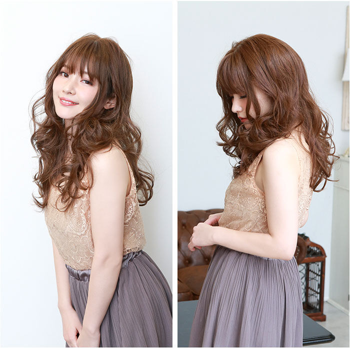 BACKYARD FAMILY「プリシラ prisila オールウィッグ ロング A-700 通販 メープルカールロング」|ヘアスタイリング|