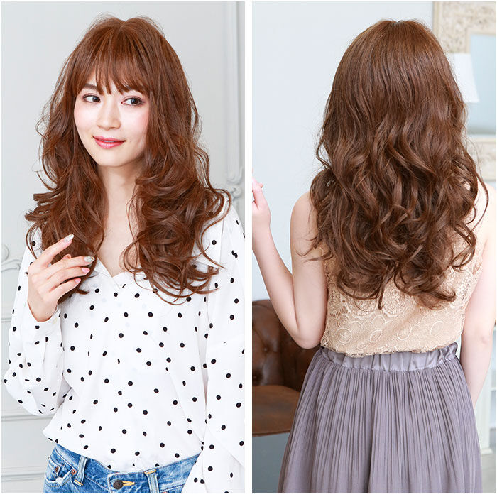 BACKYARD FAMILY「プリシラ prisila オールウィッグ ロング A-700 通販 メープルカールロング」|ヘアスタイリング|