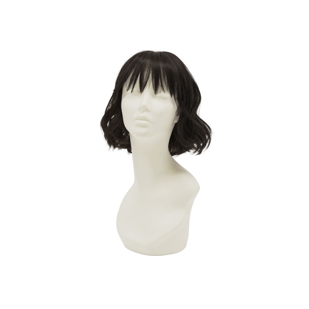 BACKYARD FAMILY「プリシラ prisila 帽子ウィッグ ボブ BO-15 通販 ウェーブボブ 帽子ウイッグ」|ヘアスタイリング|ブラック1