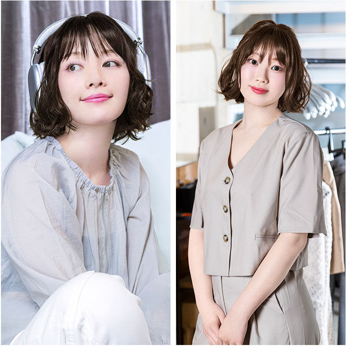 BACKYARD FAMILY「プリシラ prisila 帽子ウィッグ ボブ BO-15 通販 ウェーブボブ 帽子ウイッグ」|ヘアスタイリング|