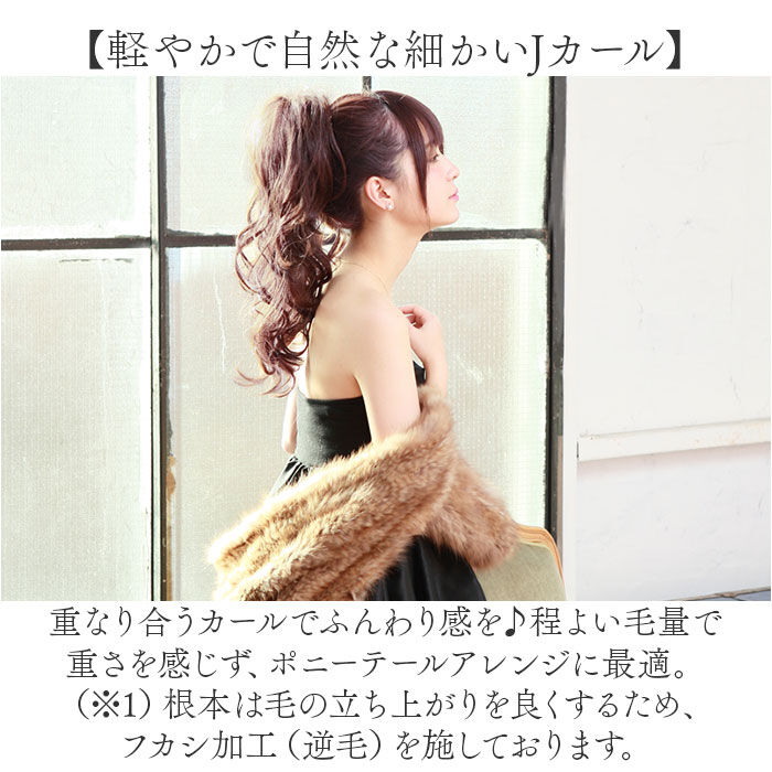 BACKYARD FAMILY「プリシラ 部分 ウィッグ prisila AC-77 通販 日本製 ポニーテールウィッグ つけ毛」|ヘアスタイリング|
