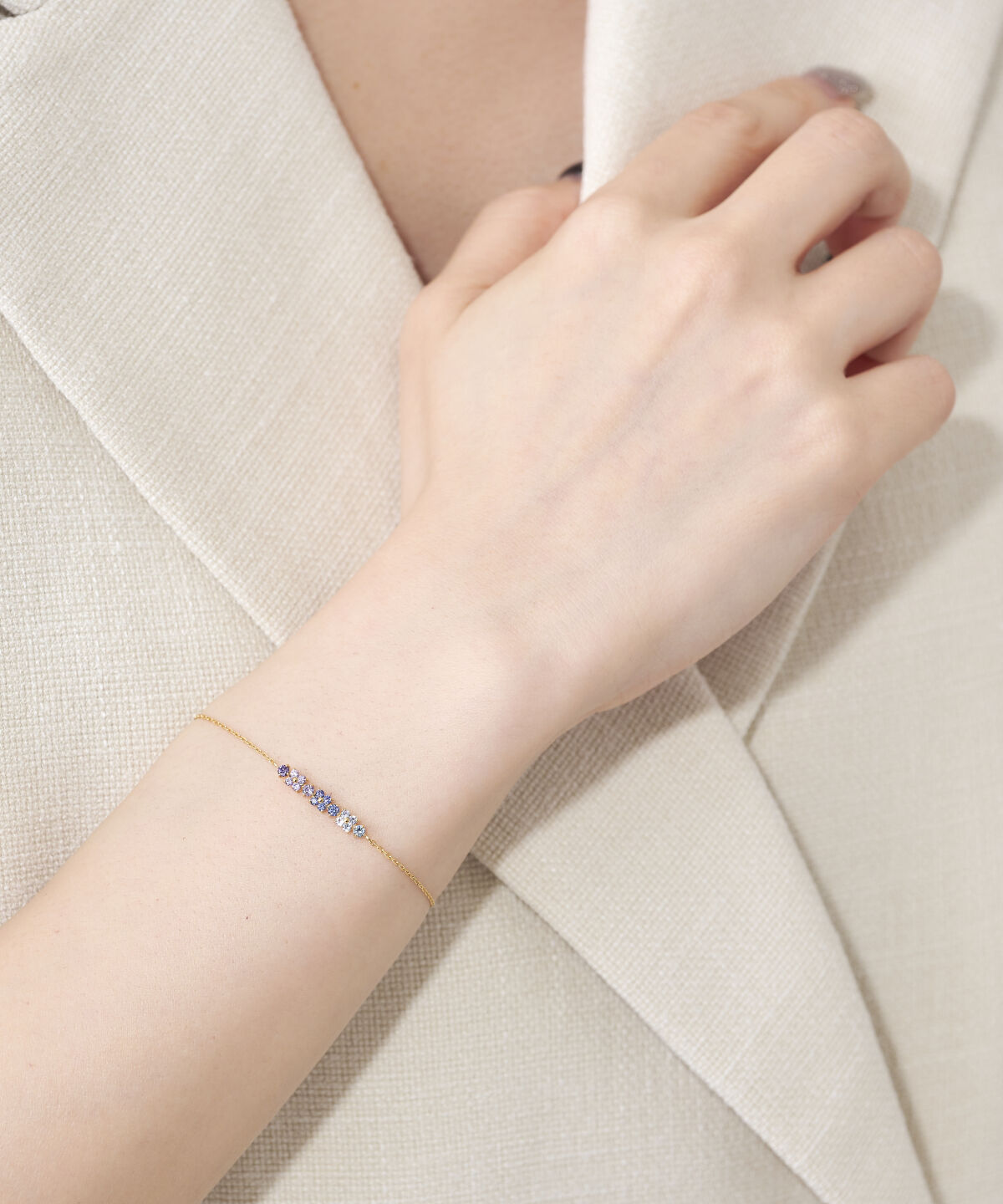 Samantha Tiara「フラワーモチーフバンド ブレスレット」|ブレスレット・バングル|