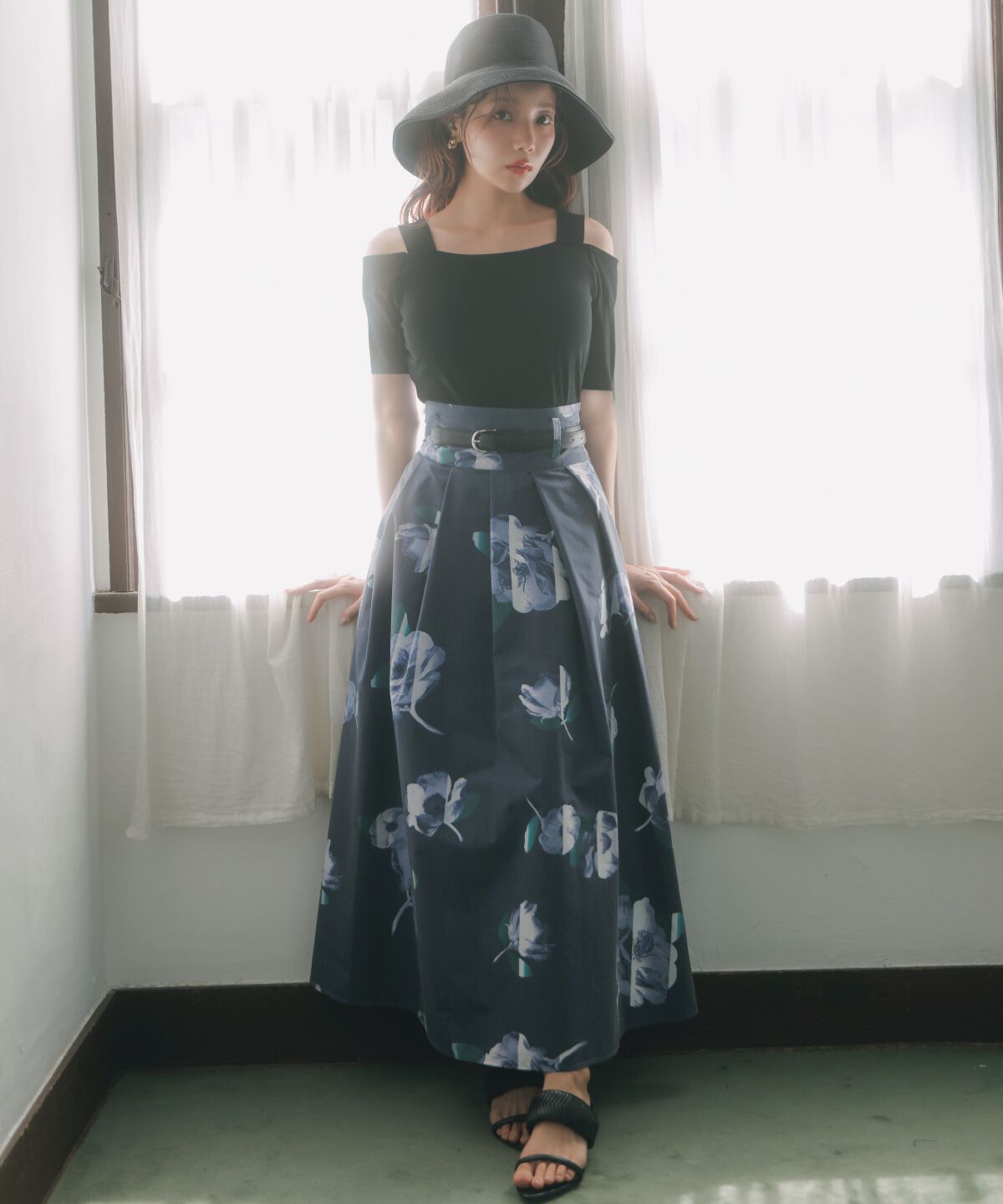 アンドクチュール「カップ付きオフショルプルオーバー」|Tシャツ・カットソー|