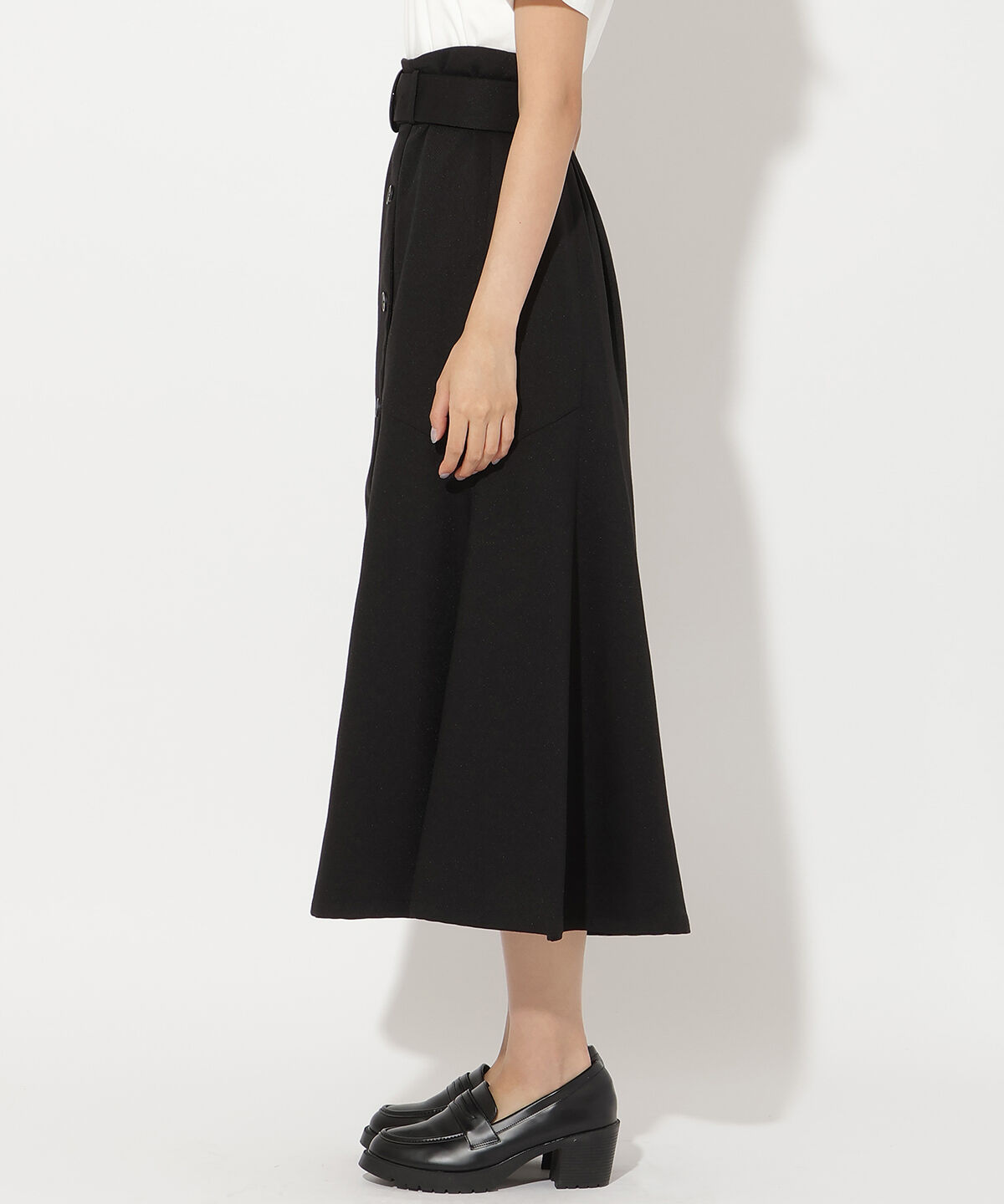 アンドクチュール「トレンチマーメイドスカート」|フレア|