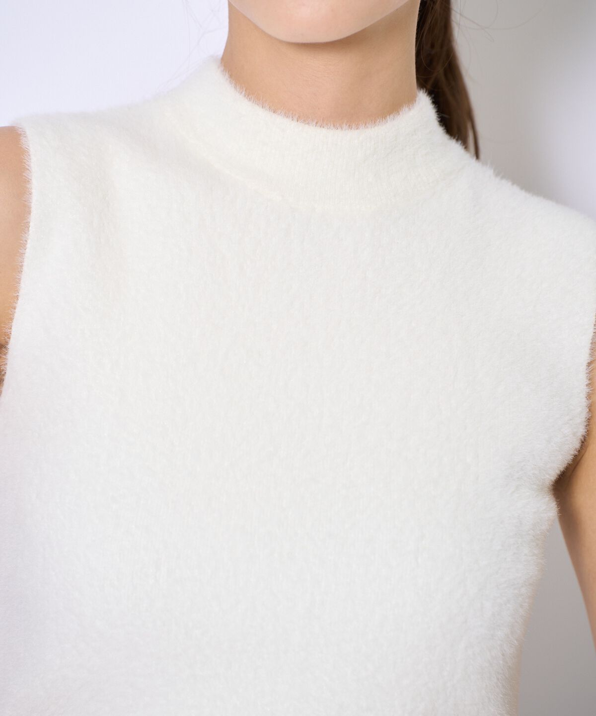 アンドクチュール「ラメフェザーニットアンサンブル」|カーディガン|