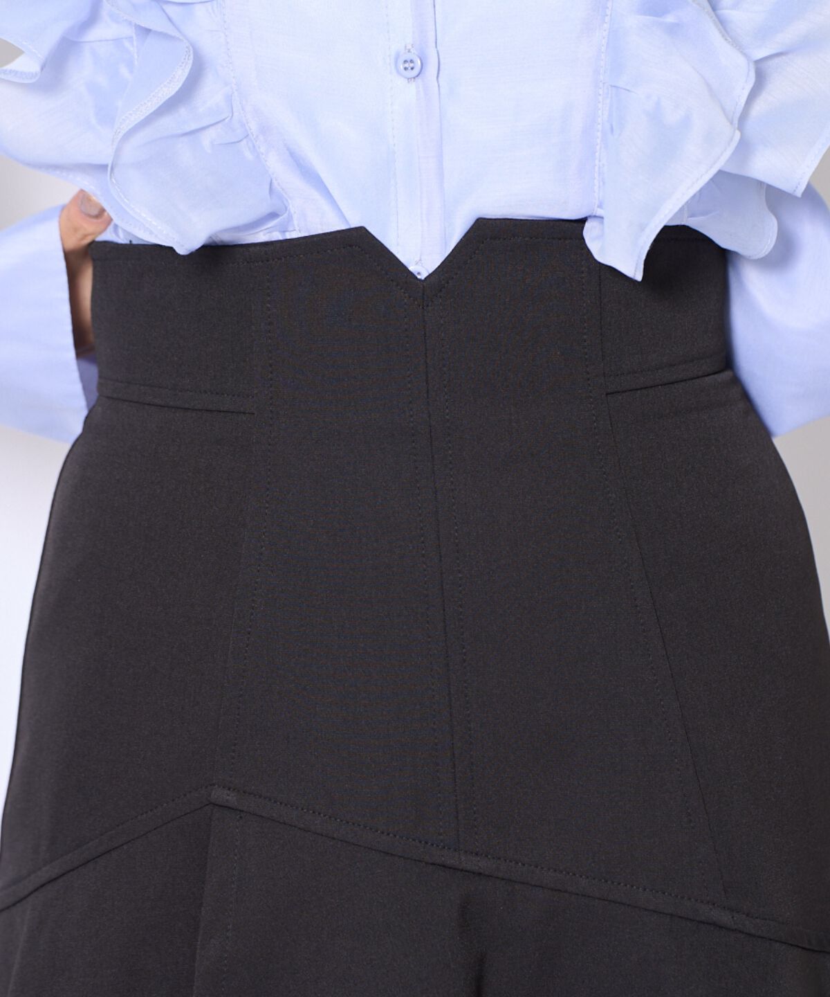 アンドクチュール「インナーミニティアードスカート」|フレア|