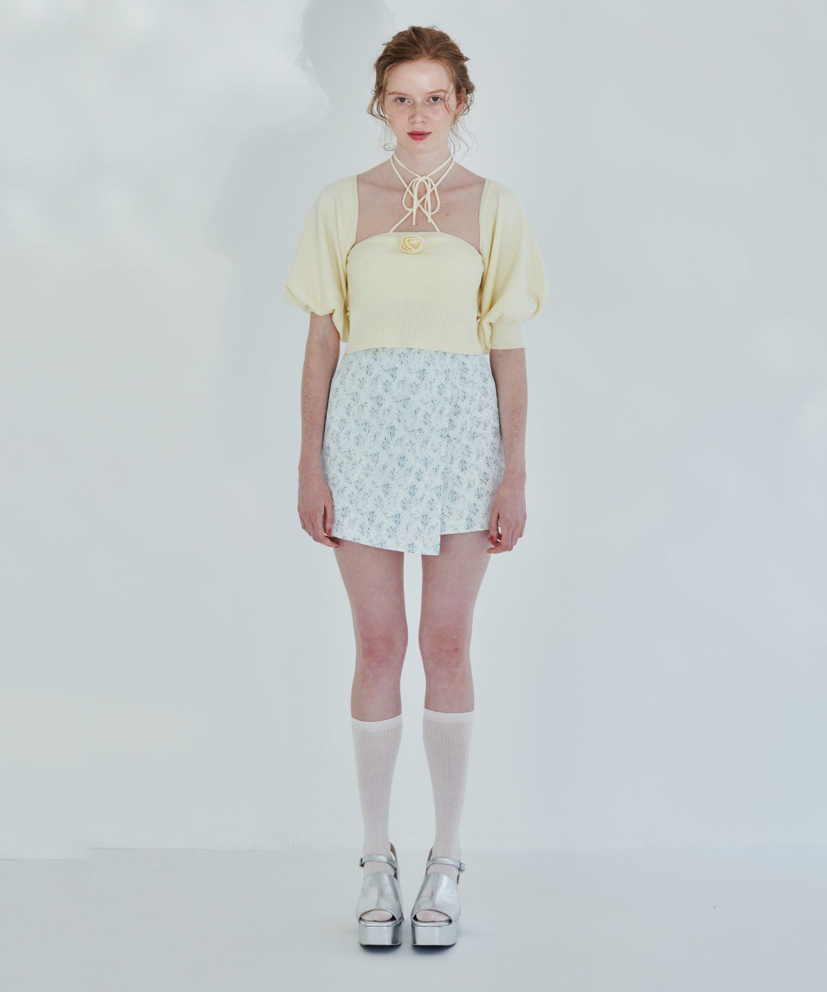 REDYAZEL「フラワーレーススカショーパン」|キュロット|