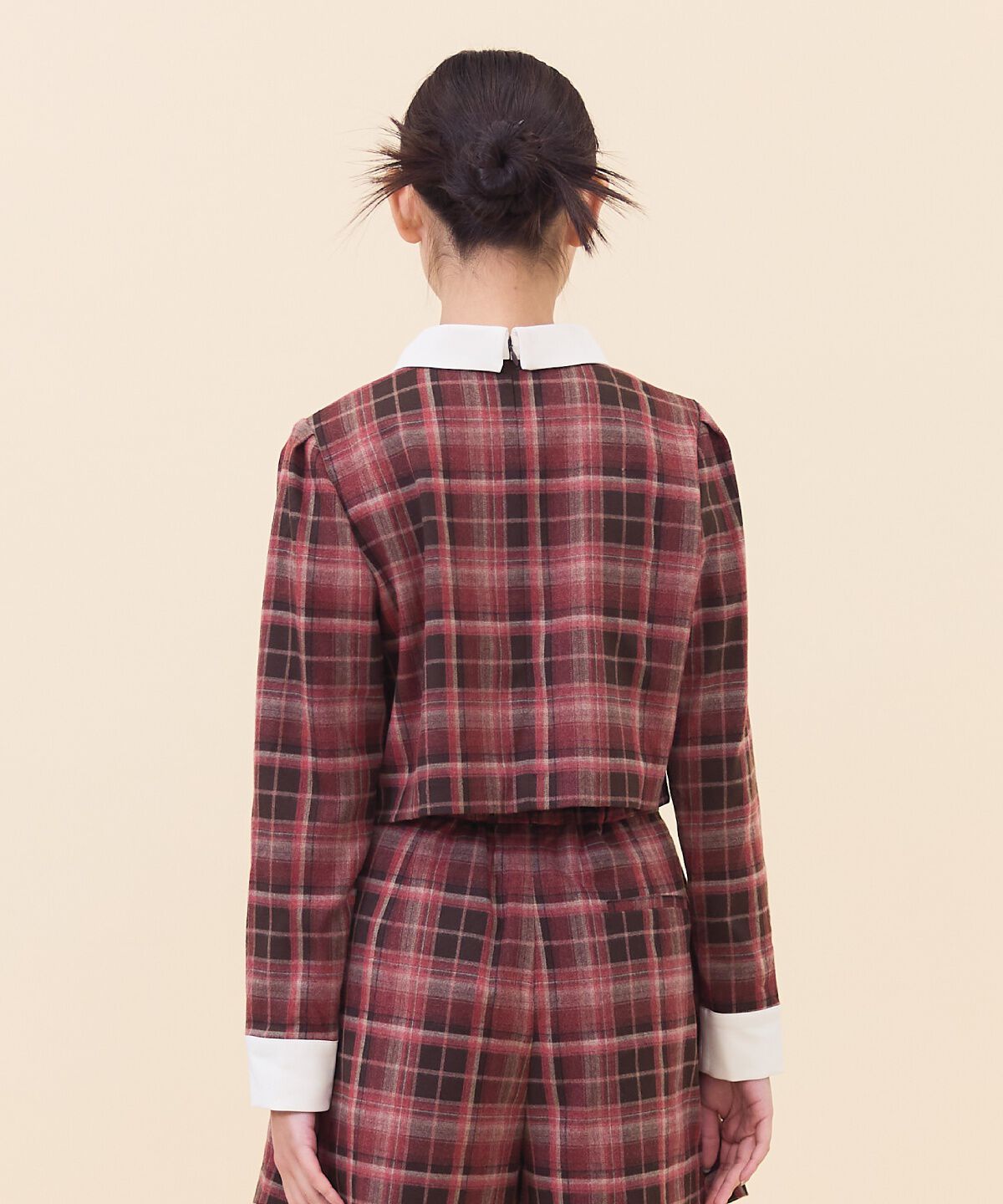 REDYAZEL「ネクタイチェックトップス」|シャツ・ブラウス|