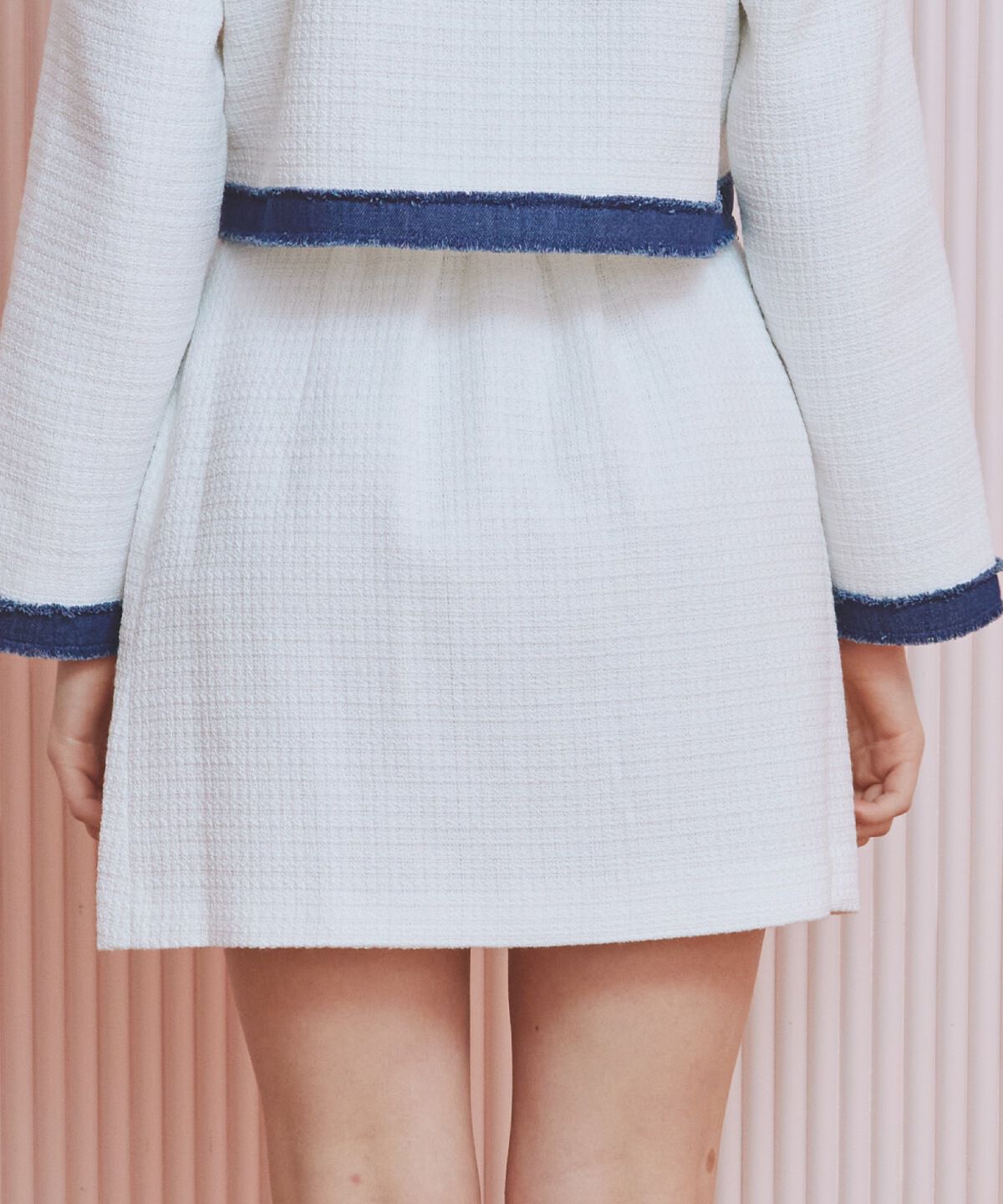 REDYAZEL「ファンシーツイードミニスカート」|台形|