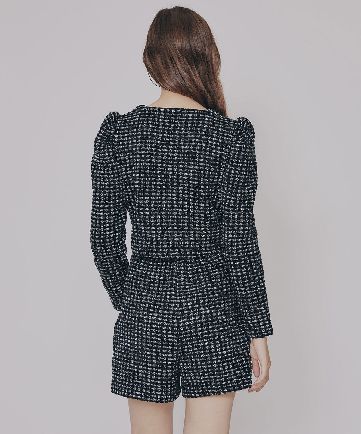 REDYAZEL「カットツイードジャケット&times;ショートパンツセットアップ」|ワンピース|