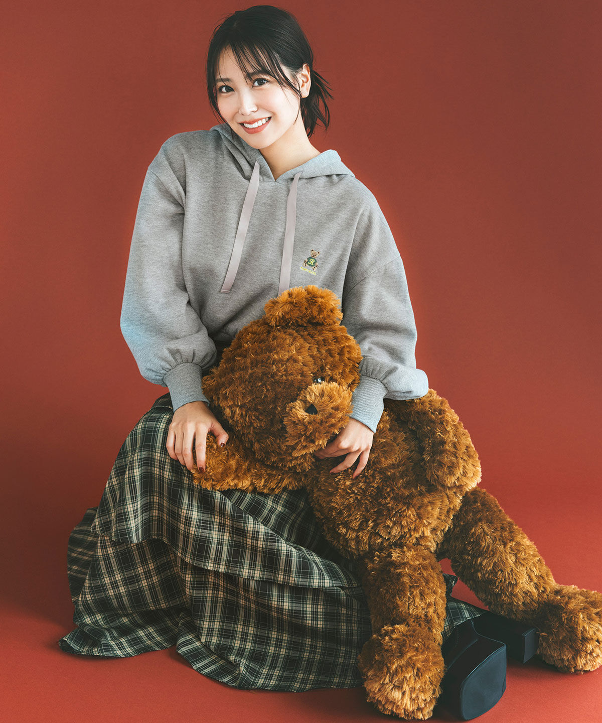 REDYAZEL「タータンチェックティアードスカート」|フレア|