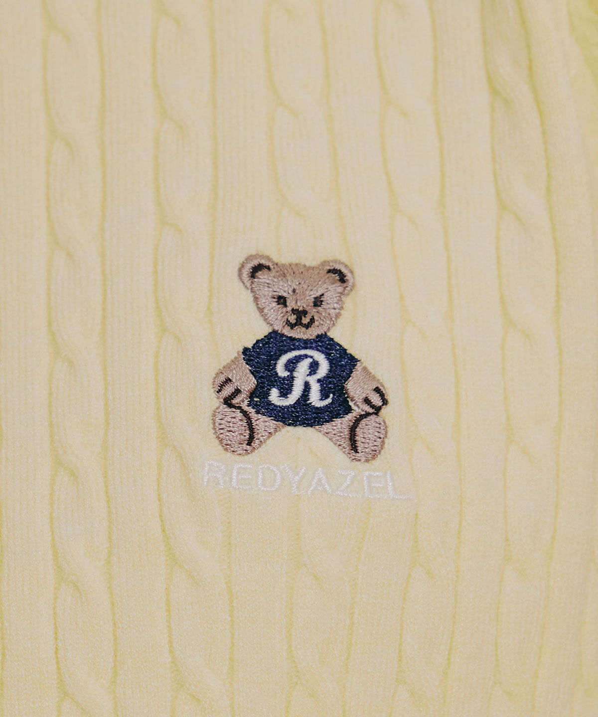 REDYAZEL「Azelyミニケーブルニットカーディガン」|カーディガン|