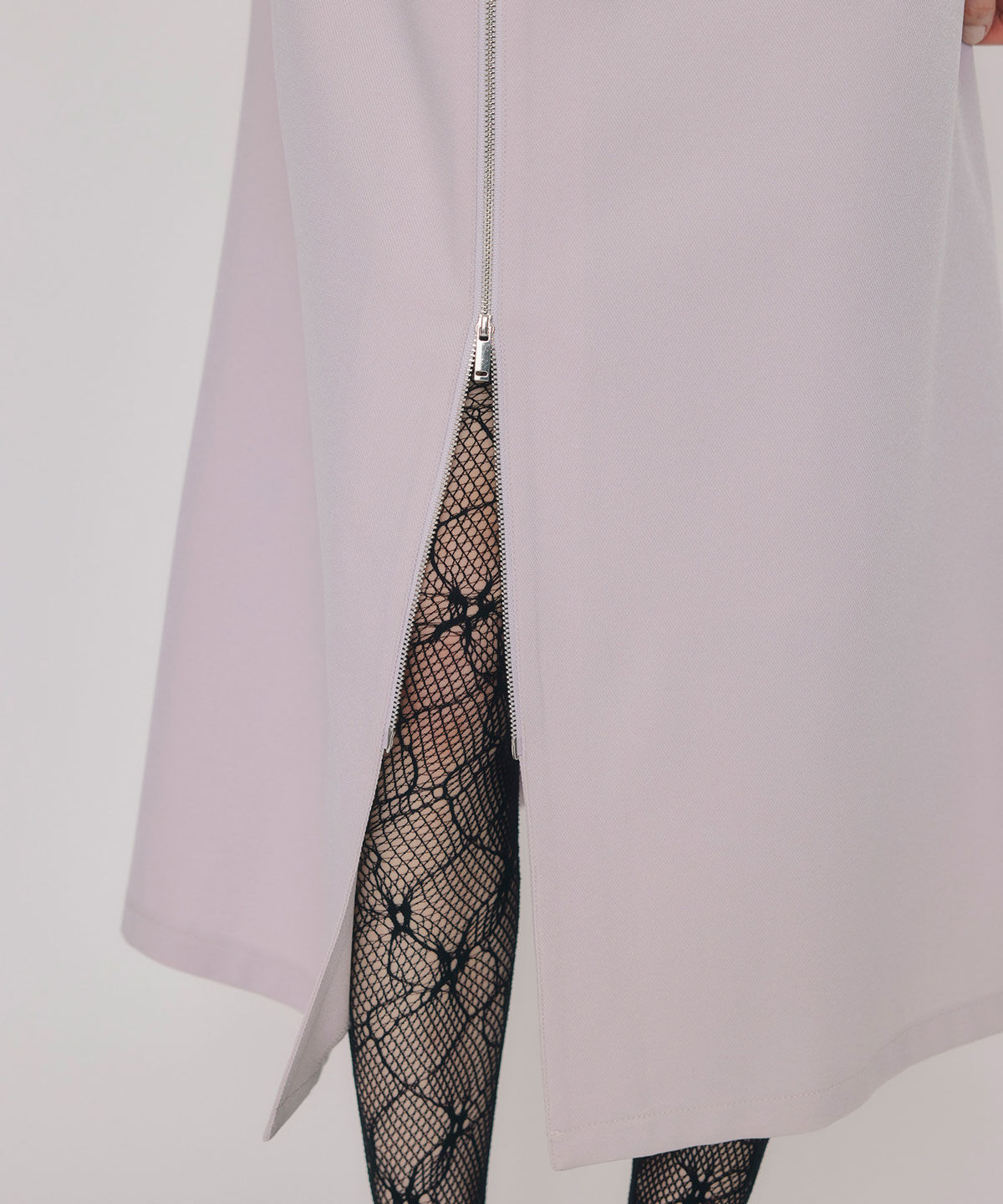 REDYAZEL「フロントZIPバイカラーロングワンピース」|ワンピース|