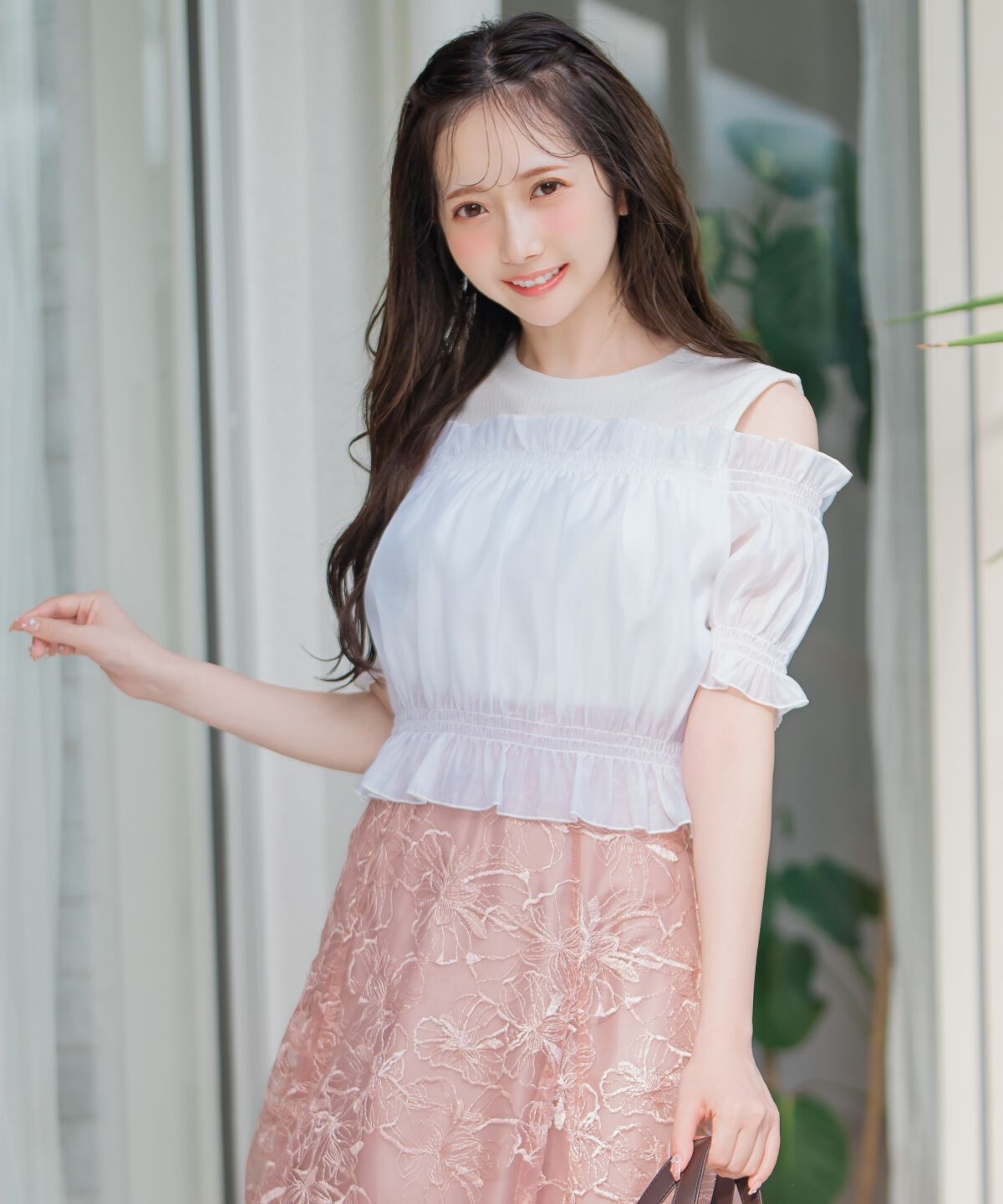 WILLSELECTION「レイヤード風オフショルカットトップス」|Tシャツ・カットソー|