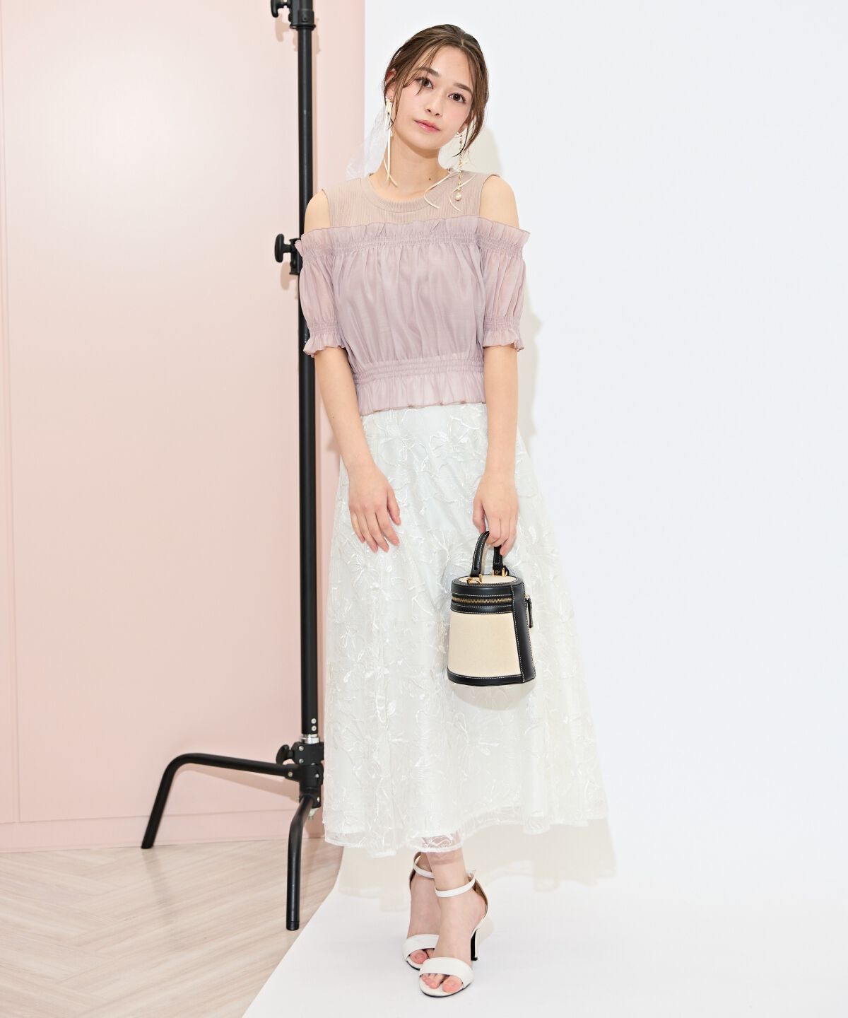 WILLSELECTION「レイヤード風オフショルカットトップス」|Tシャツ・カットソー|