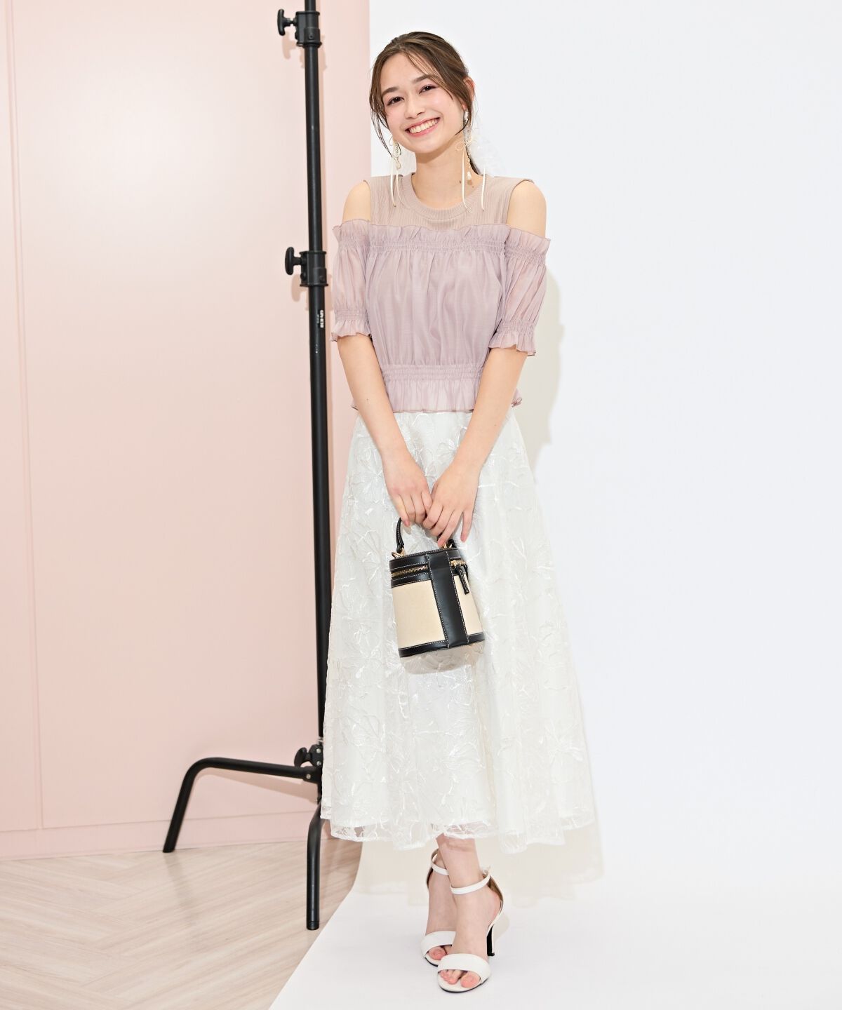 WILLSELECTION「レイヤード風オフショルカットトップス」|Tシャツ・カットソー|