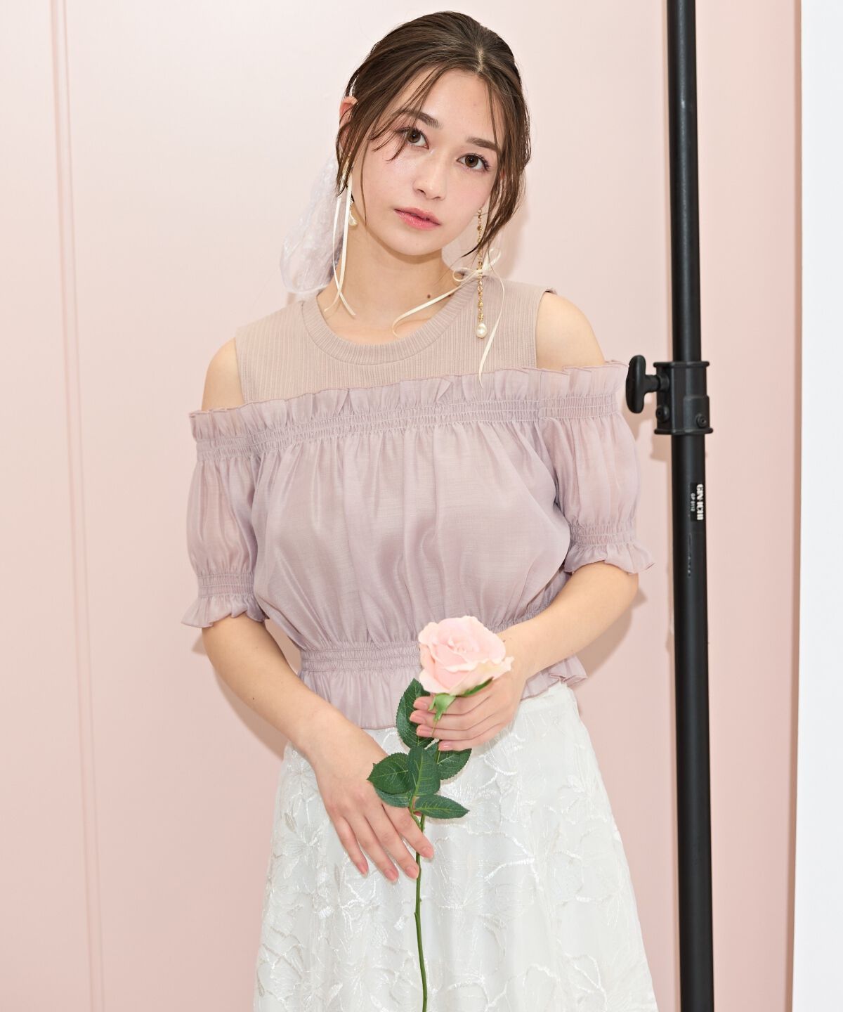 WILLSELECTION「レイヤード風オフショルカットトップス」|Tシャツ・カットソー|