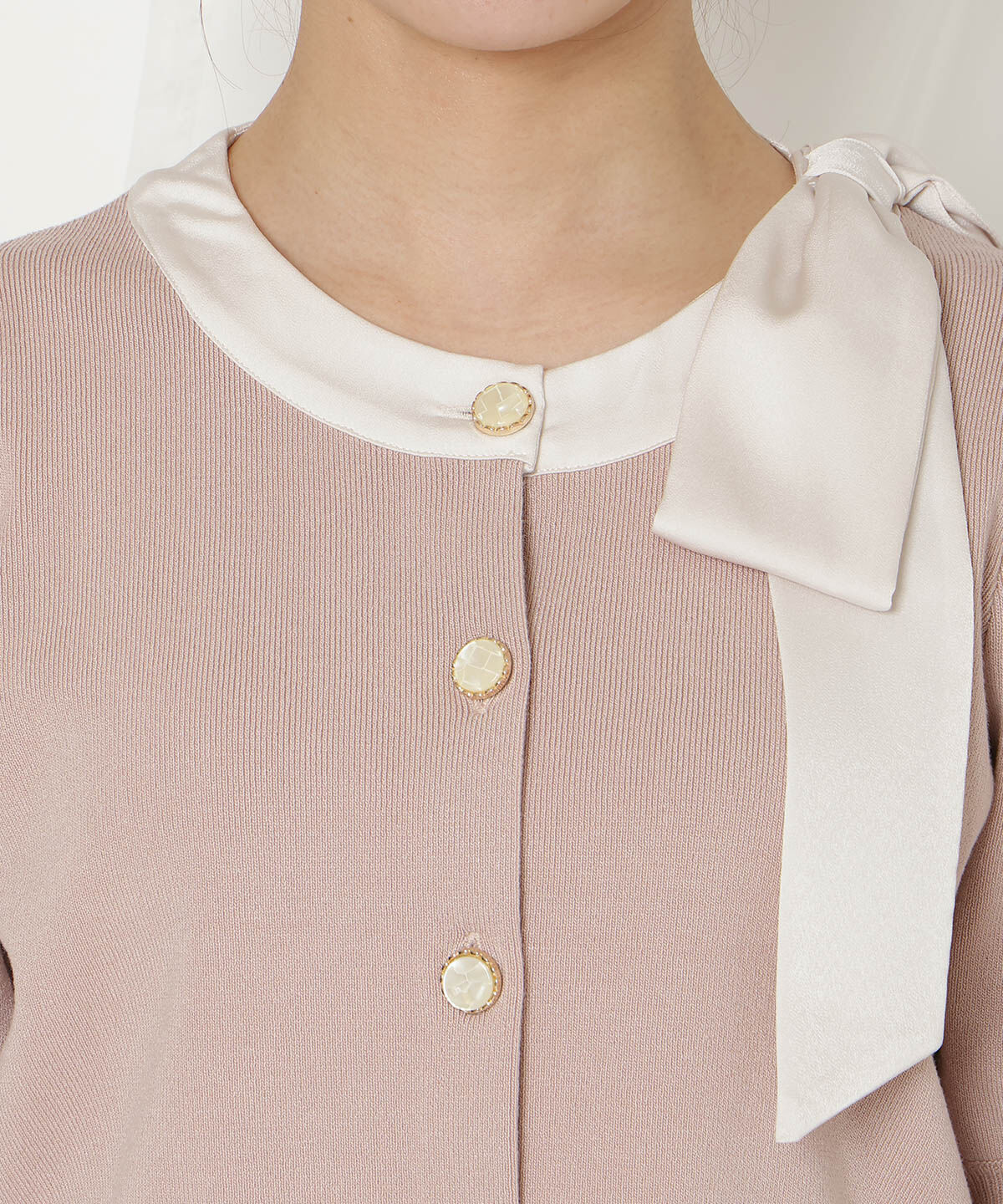 WILLSELECTION「リボンパフカーディガン」|カーディガン|