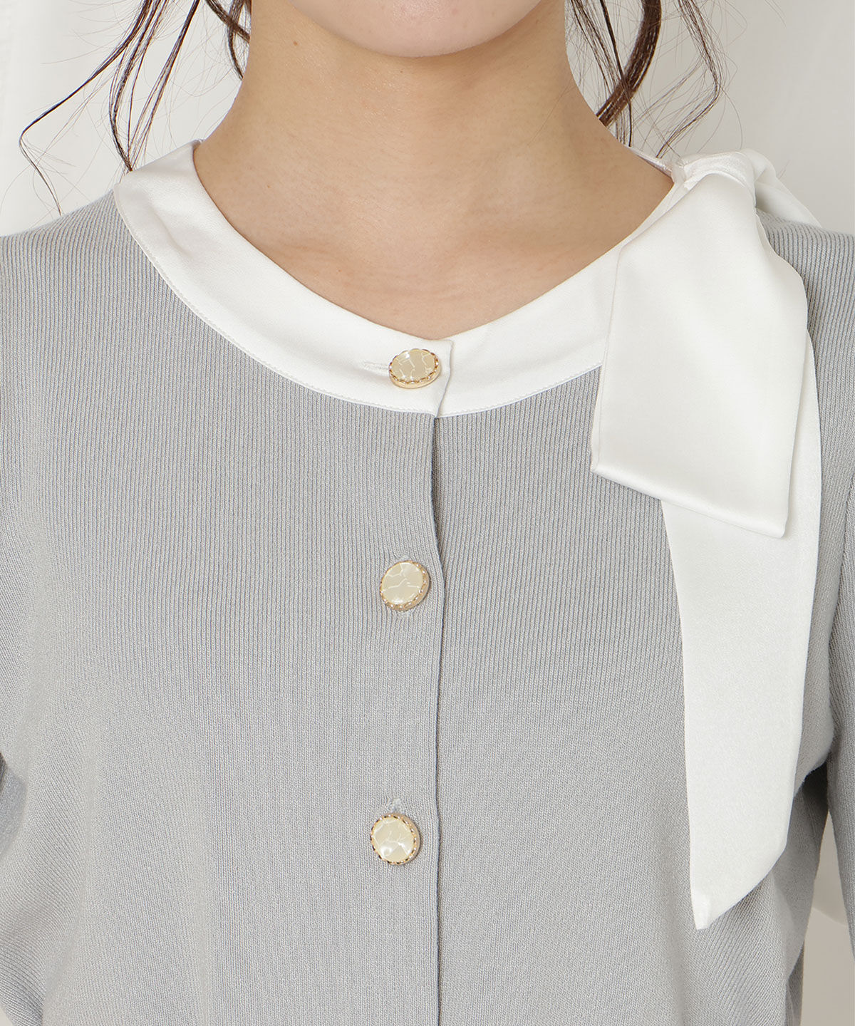 WILLSELECTION「リボンパフカーディガン」|カーディガン|