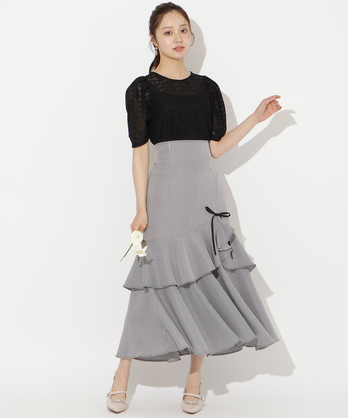 WILLSELECTION「レースクルーネックトップス」|Tシャツ・カットソー|