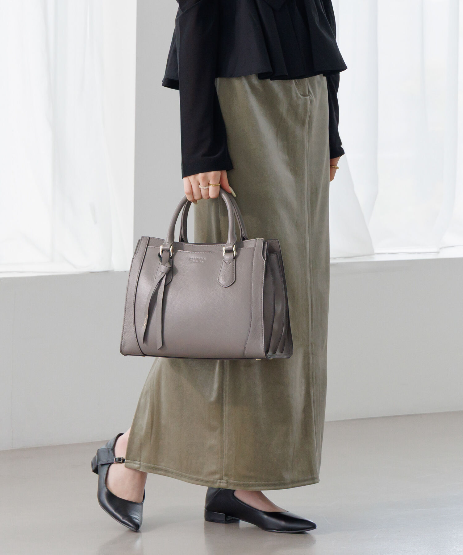 Jewelna Rose「Jewelna Rose クロフォード ハンドバッグ 本革 11922」|ショルダー・メッセンジャー|