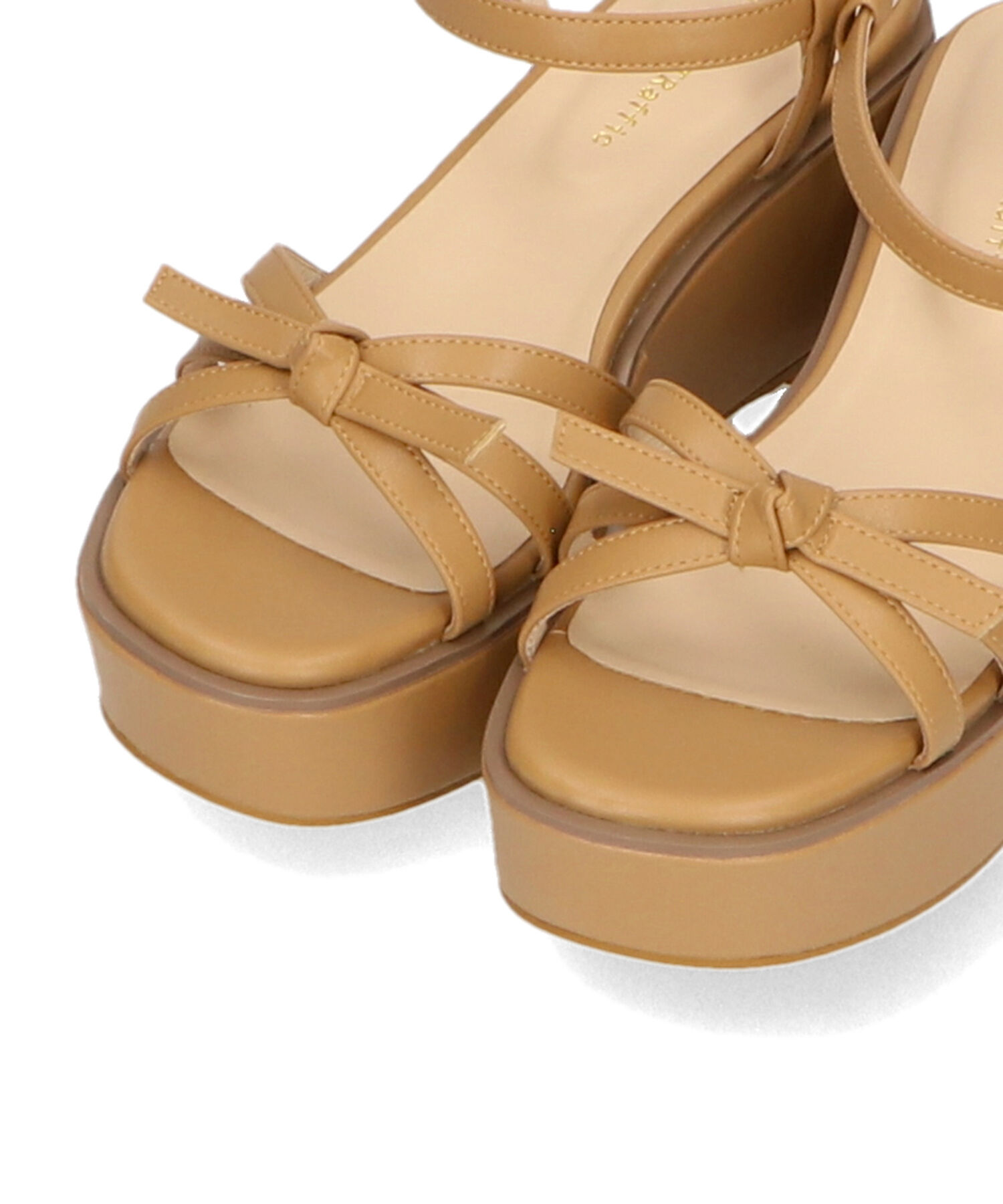 ORiental TRaffic「リボンモチーフ厚底サンダル/41237」|サンダル|