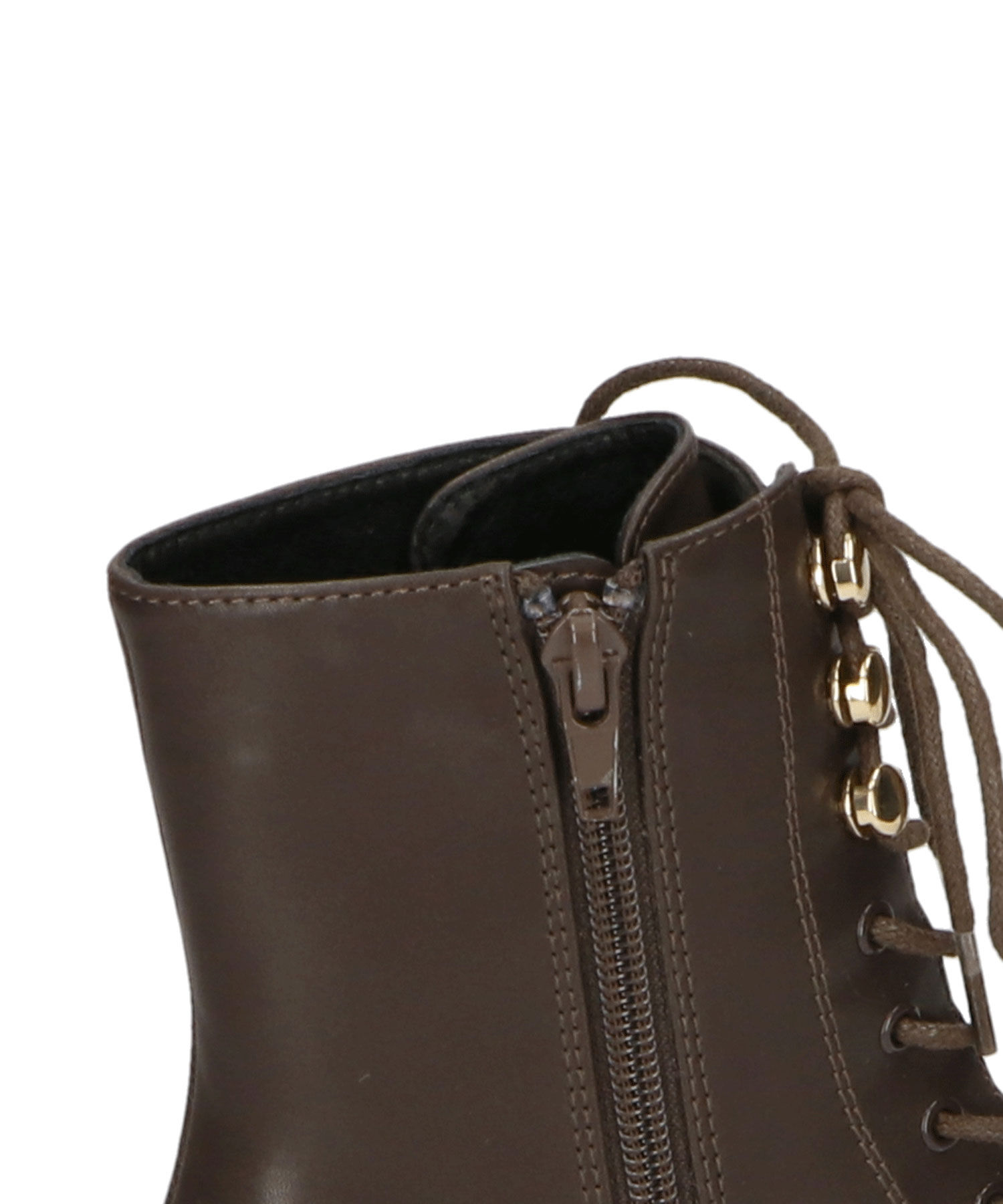 ORiental TRaffic「スクエアトゥ レースアップ ヒールブーツ /41428 袴ブーツ」|ショートブーツ|