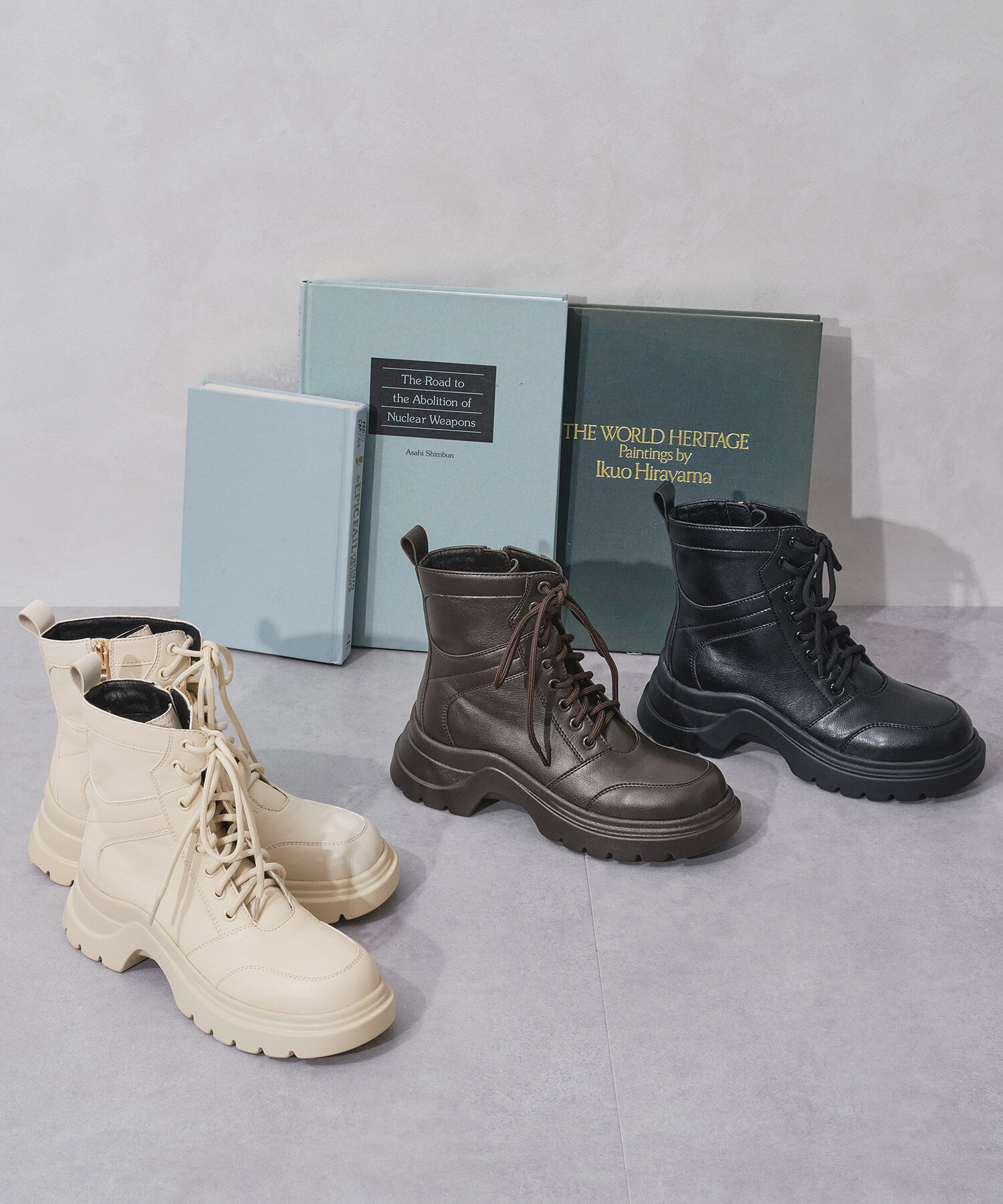 ORiental TRaffic「 厚底 レースアップブーツ /51401」|ショートブーツ|