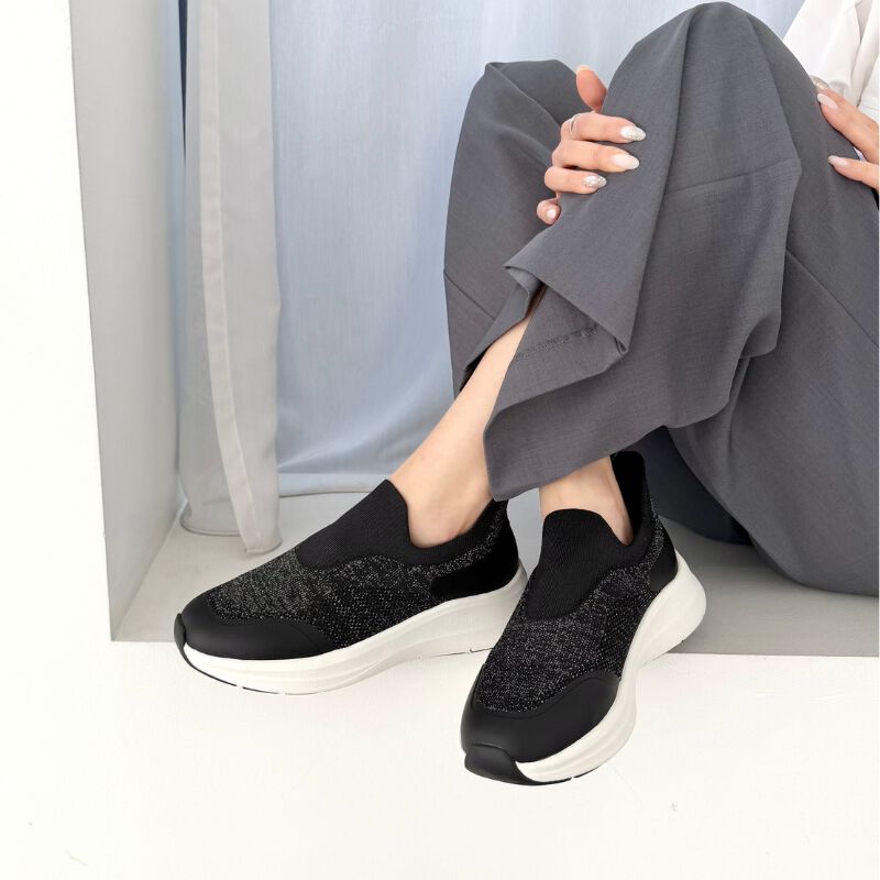 ORiental TRaffic「●2026春夏新作●【 瞬間フィット 】 ニット 防水 スニーカー /OT3799」|スニーカー|