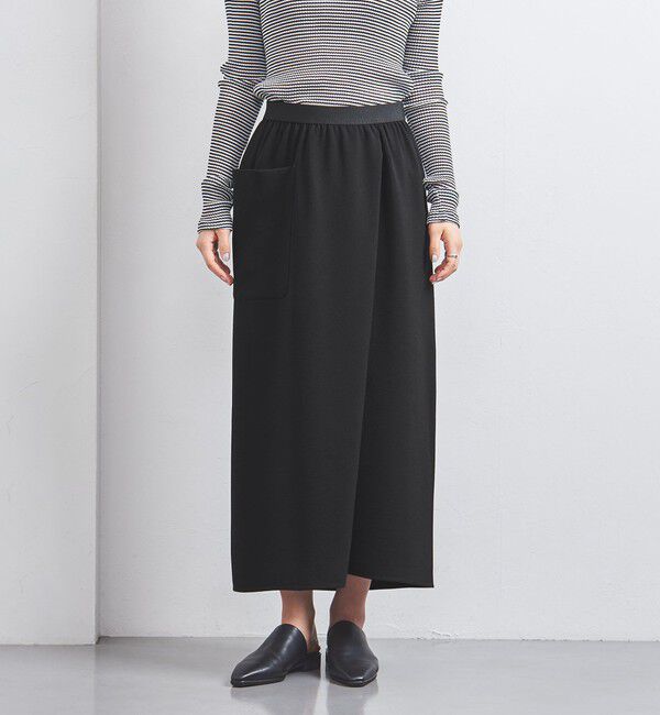 UNITED ARROWS「COMFY ラップ マキシスカート -吸水速乾 UVカット ウォッシャブル-」|スカート|