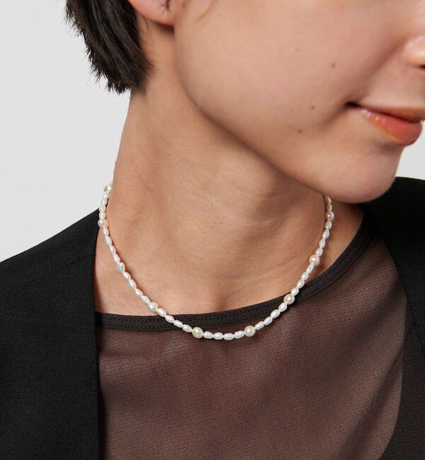 UNITED ARROWS「＜les bonbon＞RTM パール チョーカー」|ネックレス|