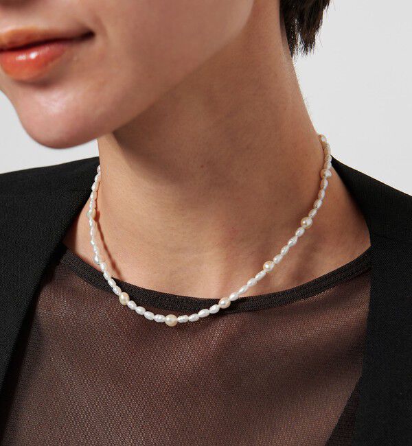 UNITED ARROWS「＜les bonbon＞RTM パール チョーカー」|ネックレス|