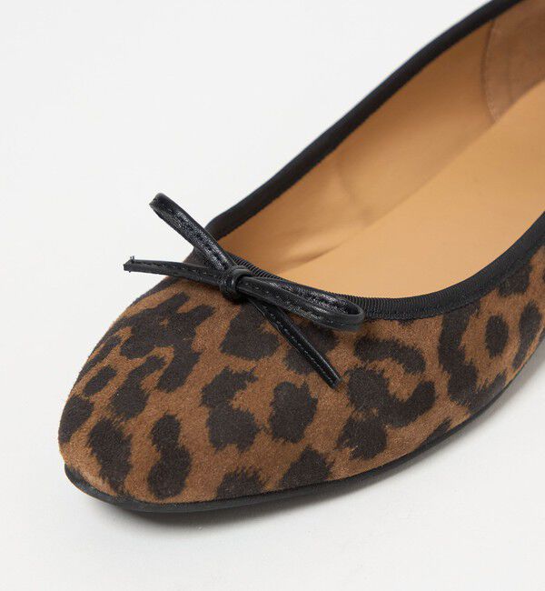 UNITED ARROWS「レイン レオパード バレエシューズ」|レインシューズ|