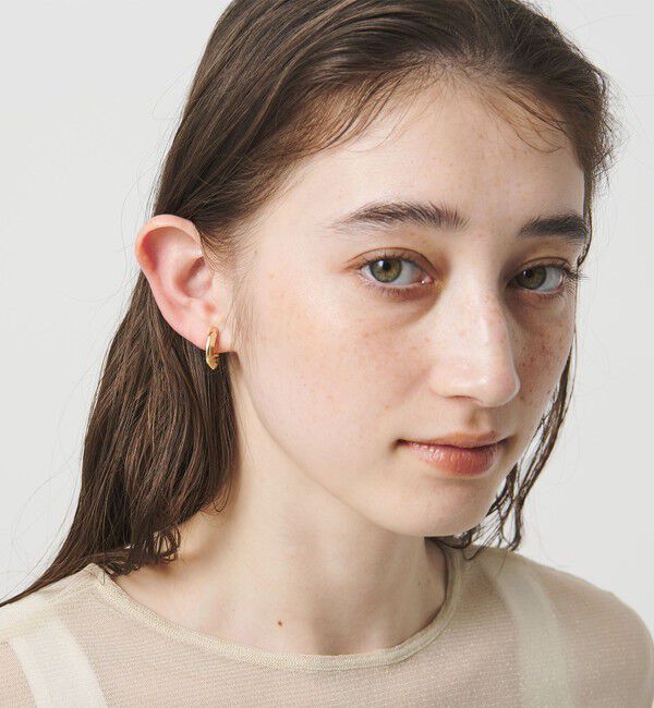 UNITED ARROWS「BUMPY フープイヤリング」|イヤリング|