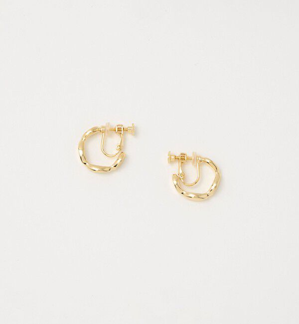 UNITED ARROWS「スカラップ フープイヤリング」|イヤリング|