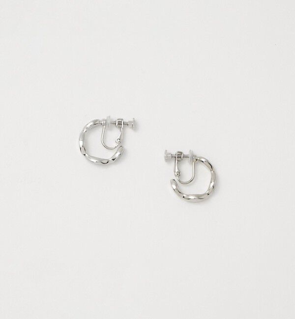 UNITED ARROWS「スカラップ フープイヤリング」|イヤリング|