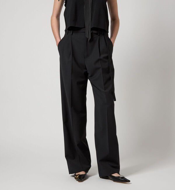 AEWEN MATOPH「＜AEWEN MATOPH＞ハイウエスト ベルトパンツ」|その他|