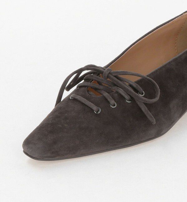 UNITED ARROWS「レースアップ フラットパンプス」|パンプス|
